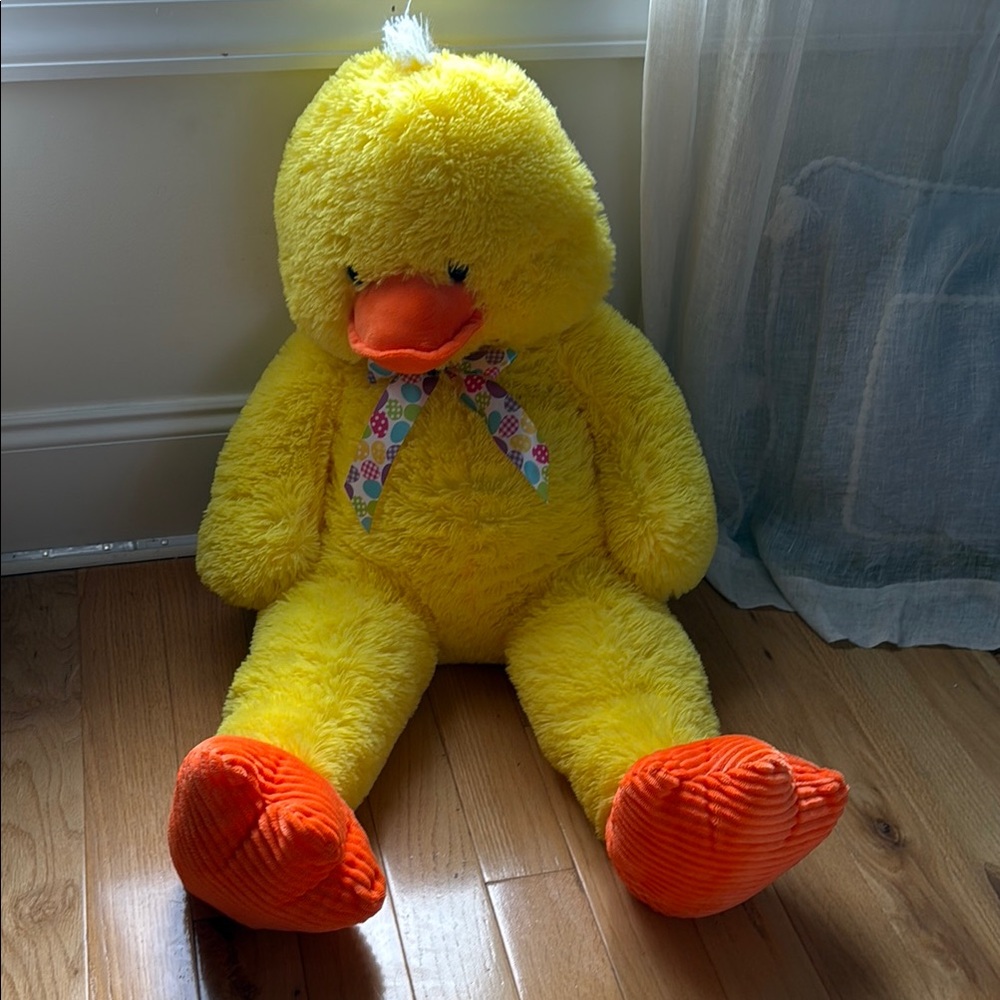Large 3ft Yellow Plush Duck Toy